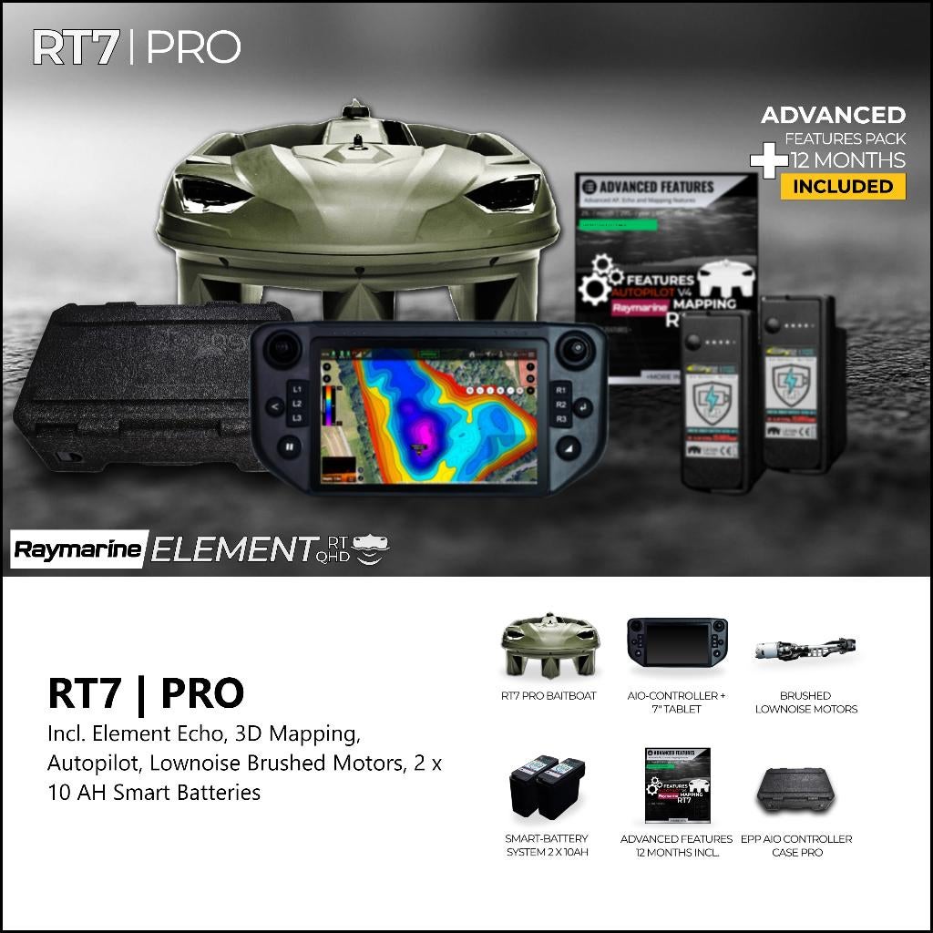 Carplounge RT7 | Voerboot | Raymarine Element | GPS, Ophalen, Nieuw, Complete set