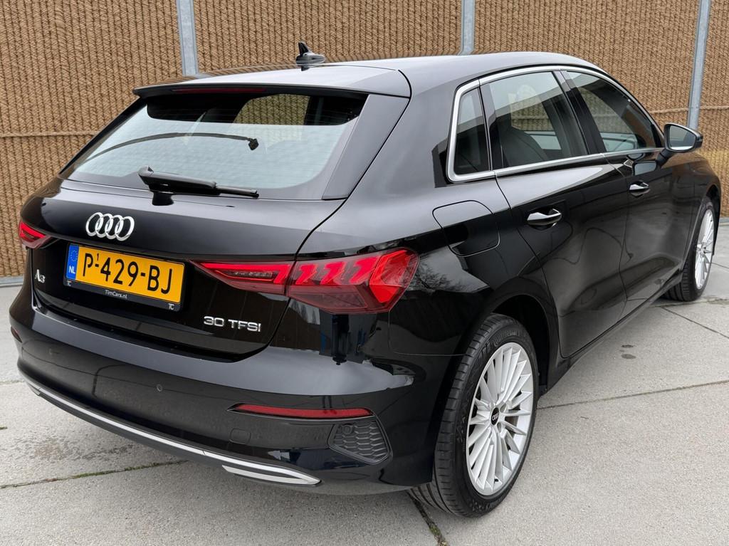 Audi A3 Sportback 30 TFSI Advanced edition Automaat | DAB |, Gebruikt, Euro 6, Zwart, Origineel Nederlands