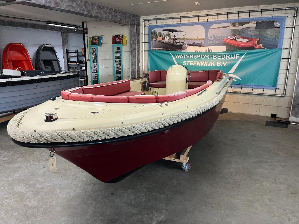 Wiedesloep 510 met 15PK Yamaha, Ophalen, 10 tot 30 pk, Gebruikt, 3 tot 6 meter