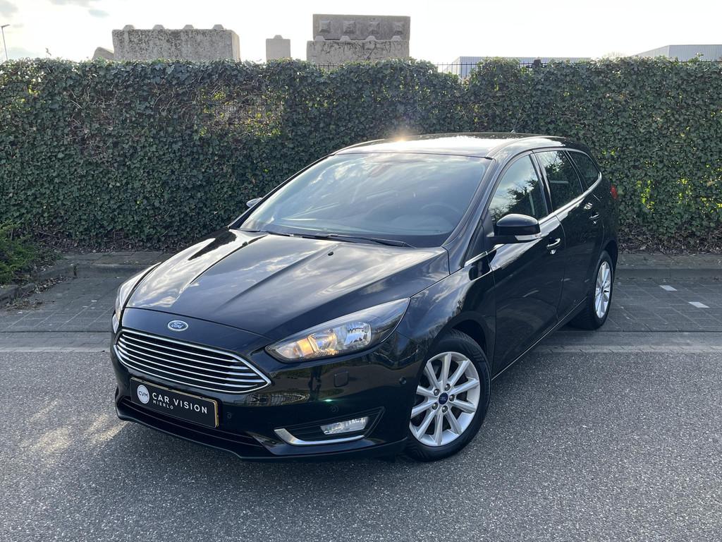 Ford Focus Wagon 1.0 Titanium * Automaat * Carplay * Nieuwe, Gebruikt, Euro 6, Zwart, 1245 kg
