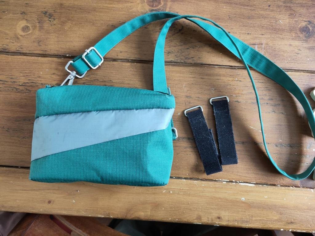 Susan Bijl Tasje klein, Ophalen of Verzenden, Zo goed als nieuw, Groen, Schoudertasje