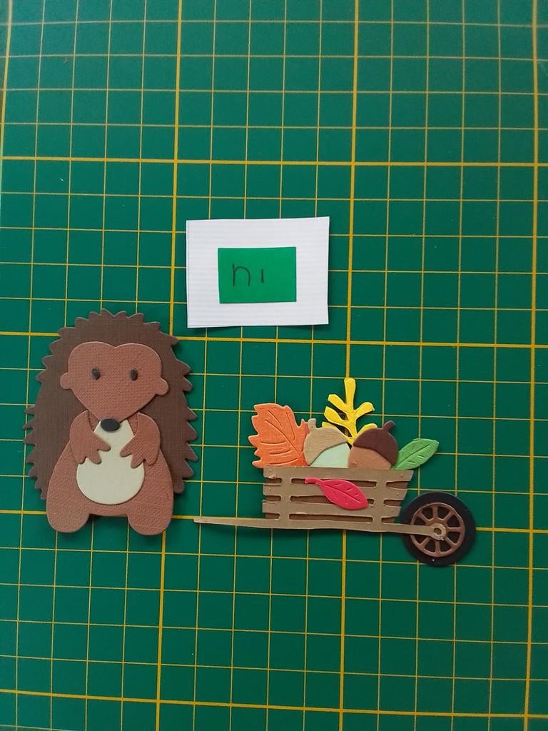 N1 Stansjes egeltje met gevulde kruiwagen, Ophalen of Verzenden, Nieuw