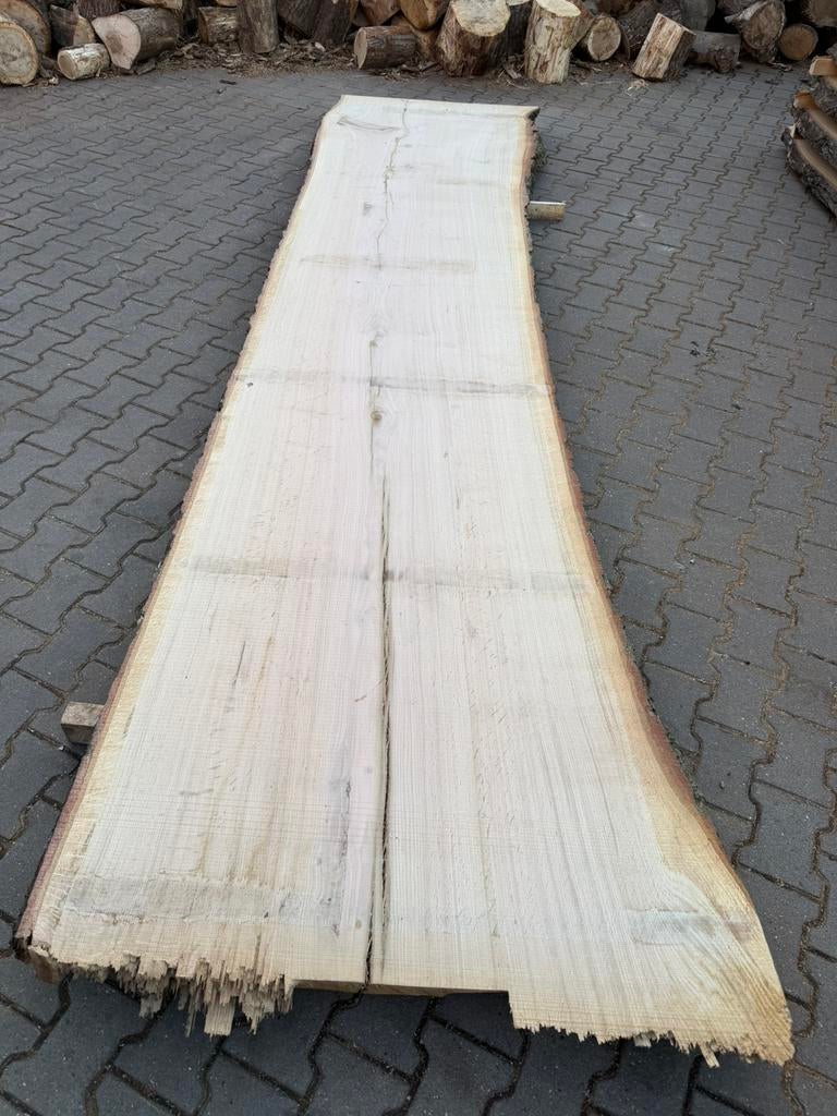 Xxxxl eiken boomstambladen 430x96cm, Ophalen of Verzenden, Zo goed als nieuw, 250 cm of meer, Balken