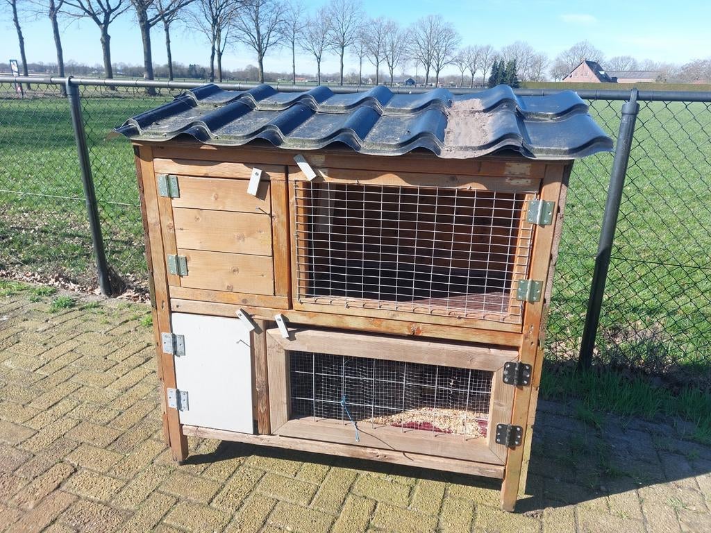 Konijnen hok, Ophalen, 110 cm of meer, Zo goed als nieuw, 90 cm of meer