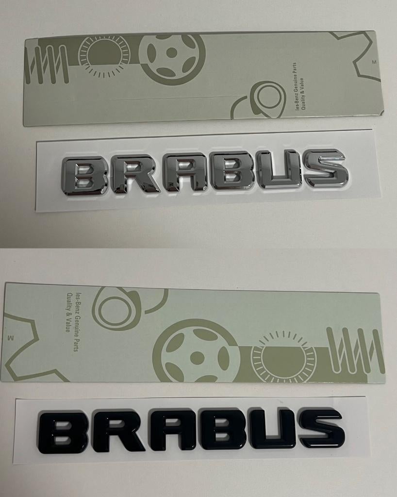 BRABUS AMG Mercedes kofferbak embleem nieuw, Ophalen of Verzenden