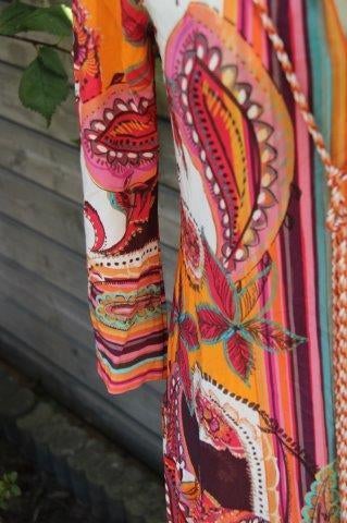 Jurk gekleurd Ana Alcazar mt 36 Vaste prijs, Overige kleuren, Ophalen of Verzenden, Zo goed als nieuw, Knielengte