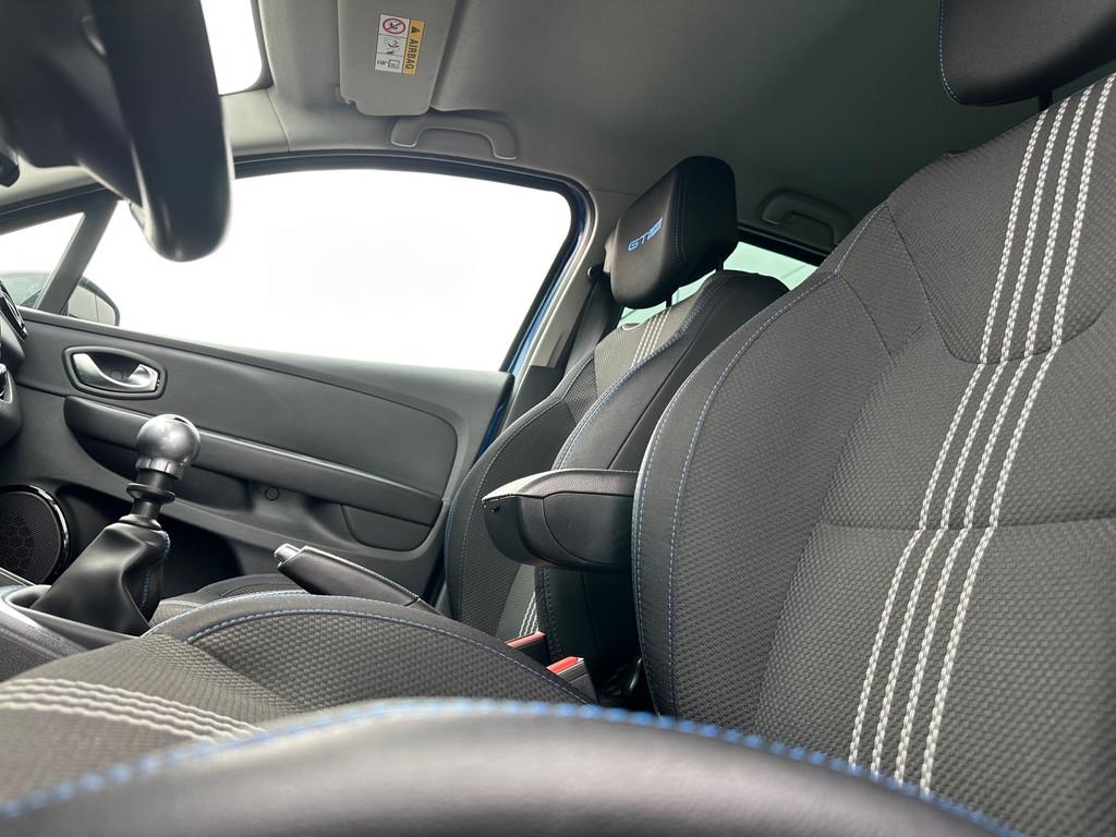 Renault Clio 1.2 TCe Intens / GT-Line / Navi / Bose / Leder, Voorwielaandrijving, Gebruikt, Met garantie (alle), Blauw