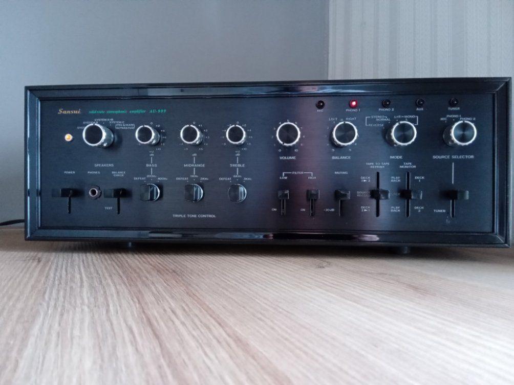 Sansui AU-999 Solid State Amplifier, Verzenden, Zo goed als nieuw, 120 watt of meer, Overige merken