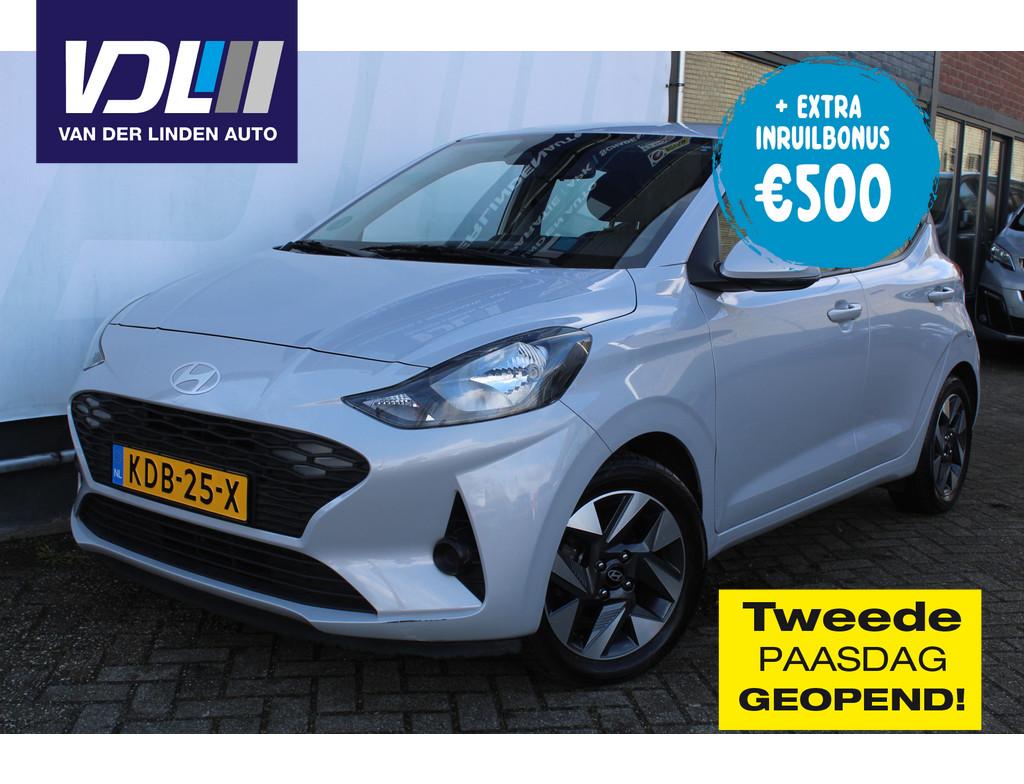 Hyundai i10 1.0 Comfort 5-zits Achteruitrijcamera l Apple ca, Voorwielaandrijving, Stof, Gebruikt, Euro 6