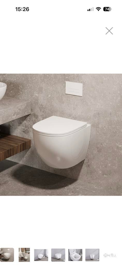 Complete wc nieuw in doos!, Doe-het-zelf en Verbouw, Sanitair, Ophalen, Nieuw, Toilet