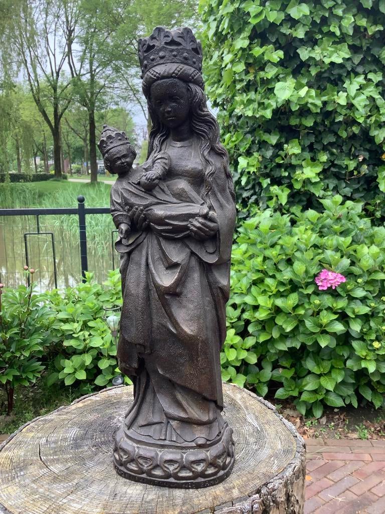 Antiek Mariabeeld ❤️ Onze Lieve Vrouw in het Zand Roermond, Antiek en Kunst, Ophalen of Verzenden