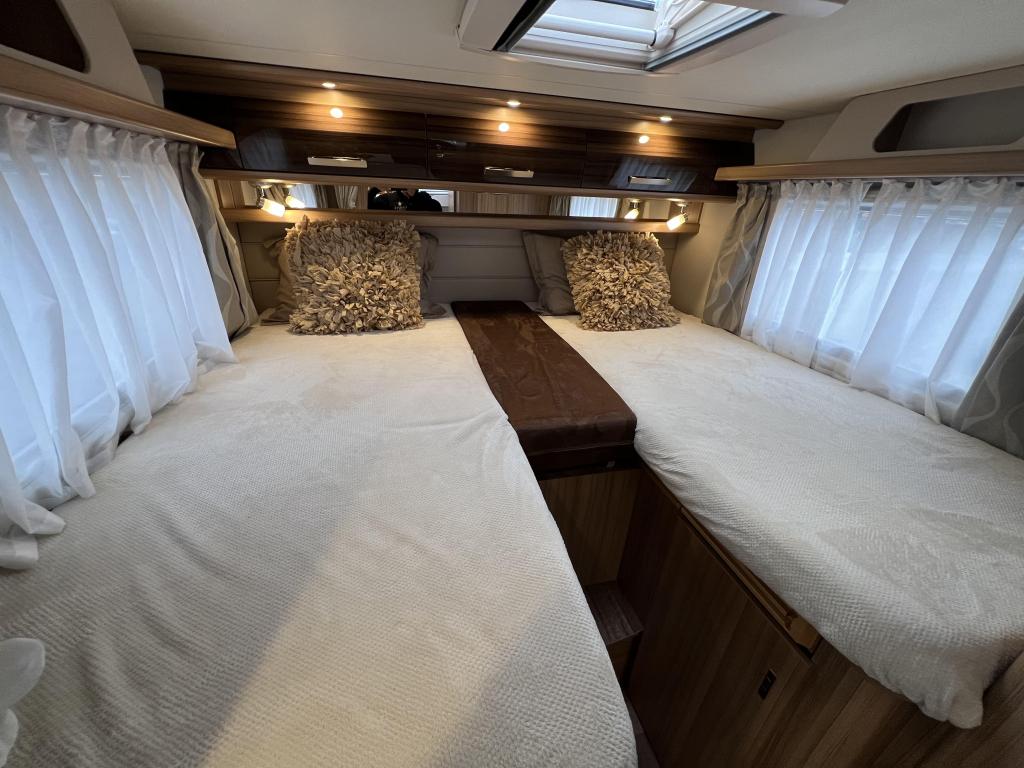 Knaus Sun Ti 650 MEG AUTOMAAT ENKELE BEDDEN EURO 6, Caravans en Kamperen, Campers, Automaat, Fiat, Bedrijf, Diesel