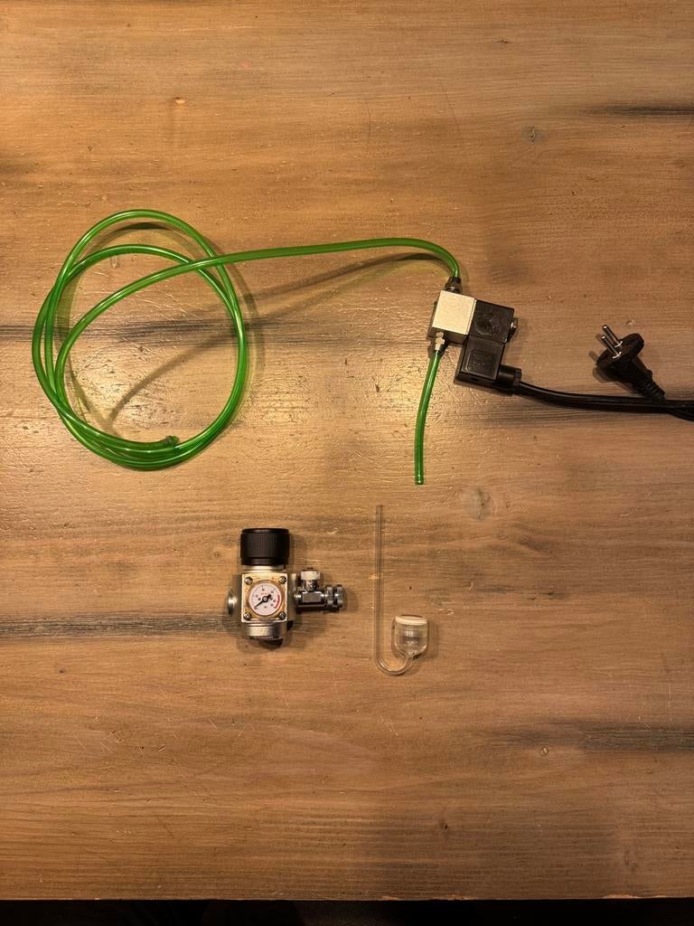 Complete Colombo co2 set, Ophalen of Verzenden, Inclusief toebehoren, Gebruikt, CO₂-systeem