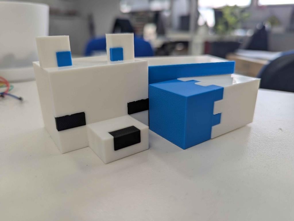 Minecraft slapende arctic fox, Ophalen of Verzenden, Nieuw, Complete set, Lego