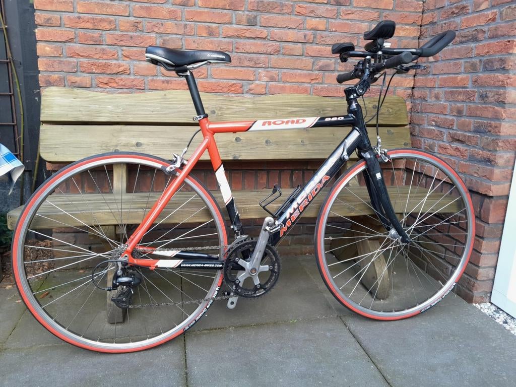 Merida racefiets / tourfiets met nieuwe banden Shimano SPD, Overige merken, 28 inch, Gebruikt, 10 tot 15 versnellingen