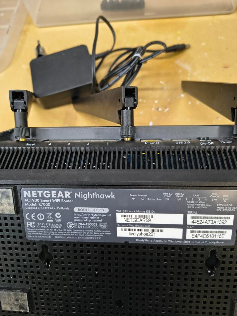 NETGEAR Nighthawk R7000 Smart WiFi Router, Ophalen of Verzenden