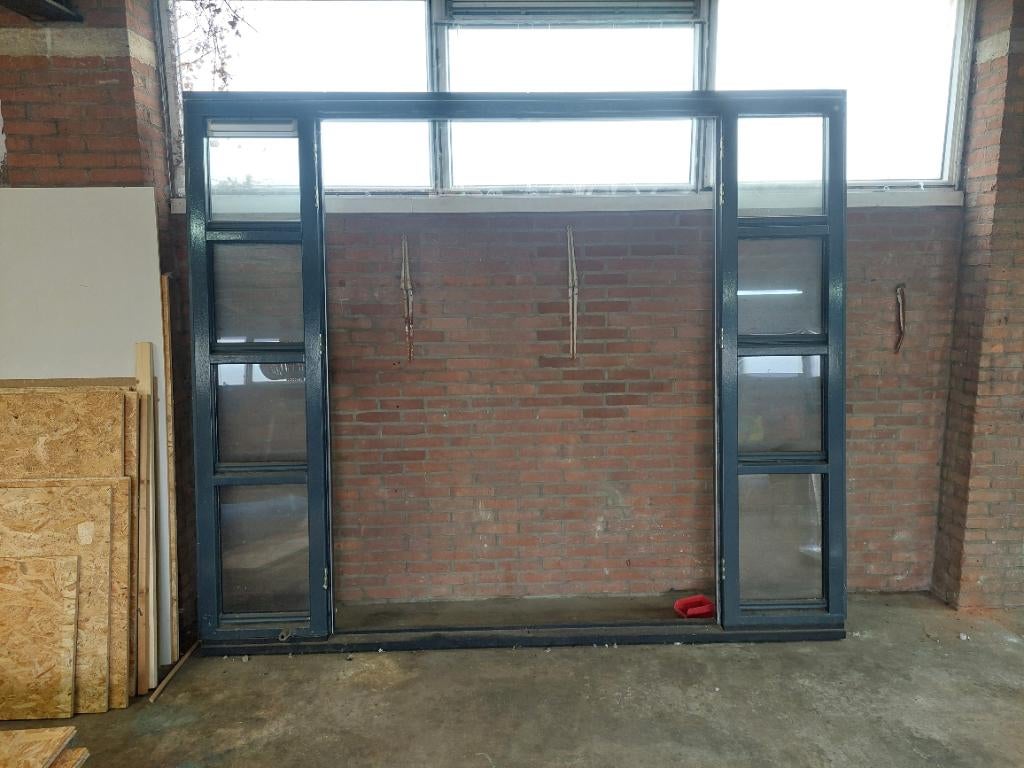 Openslaande deuren klap deuren, Ophalen, Gebruikt, Deurkozijn, 225 cm of meer