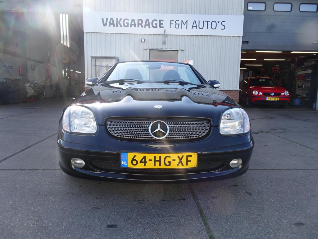 Mercedes-Benz SLK 200 K Youngtimer, leder, Nederlands geleve, Voorwielaandrijving, 1998 cc, Stof, Gebruikt