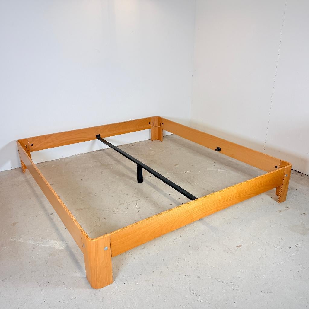 Auping Auronde 180 x 200 bedombouw beuken, Ophalen, Gebruikt, Info@auping.nl, 180 cm