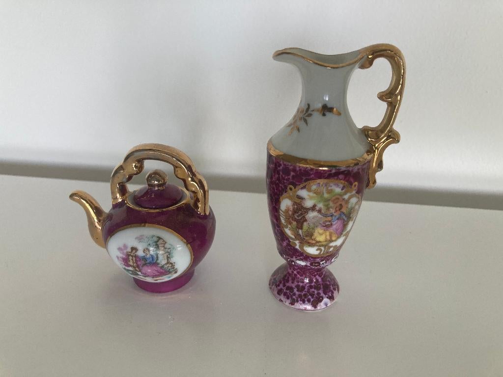 Limoges Frances koffiekan en theepot, Antiek en Kunst, Antiek | Porselein, Ophalen of Verzenden