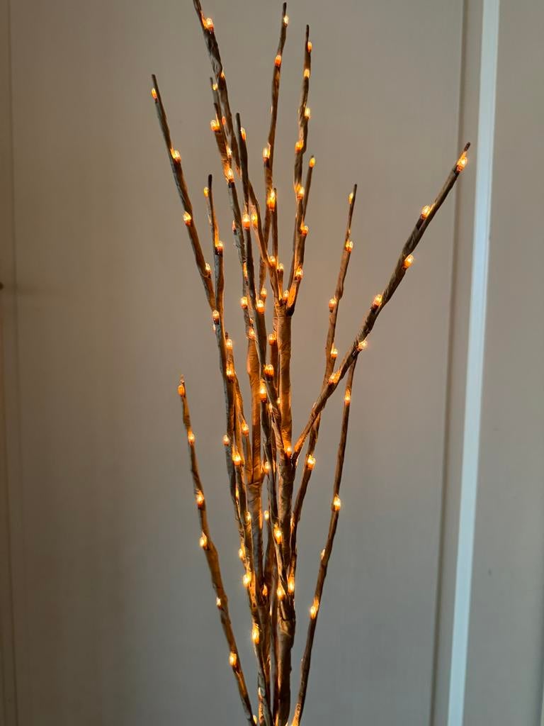 Decoratieve takken met lichtjes - bruin, Ophalen, Zo goed als nieuw