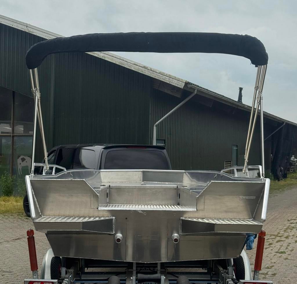 Aluminium boot platbodem speedboot, Watersport en Boten, Vis- en Consoleboten, 70 pk of meer, Aluminium, Ophalen of Verzenden