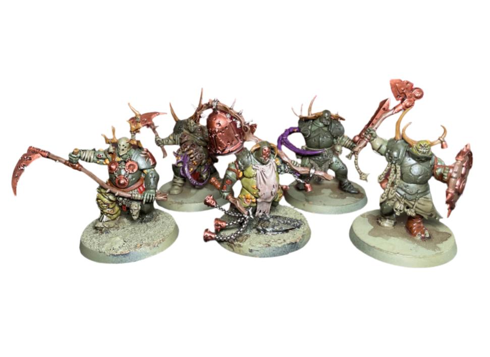 Warhammer AOS Maggotkin of Nurgle Putrid Blightkings, ., Warhammer, Ophalen of Verzenden, Zo goed als nieuw