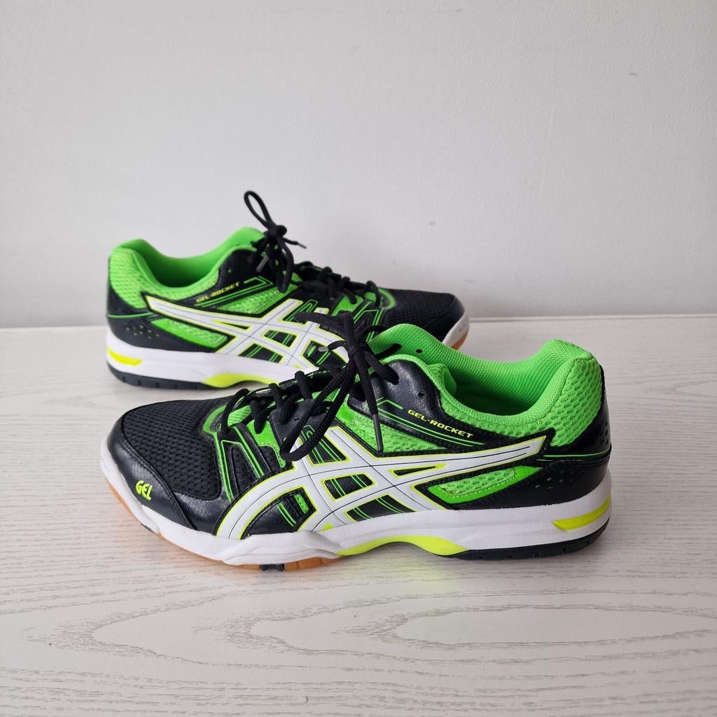 Asics sportschoenen sneakers maat 44. Groen zwart., Kleding | Heren, Schoenen, ., Zwart, Ophalen of Verzenden, Asics