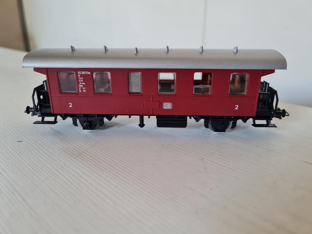 2 Mooie Roco H0 DB rijtuigen 54225, Gelijkstroom, Wagon, Ophalen of Verzenden, Zo goed als nieuw