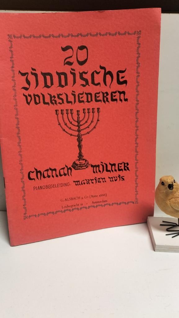 Milner, Chanah; 20 Jiddische volksliederen, Gebruikt, Overige genres, Ophalen of Verzenden, Keyboard