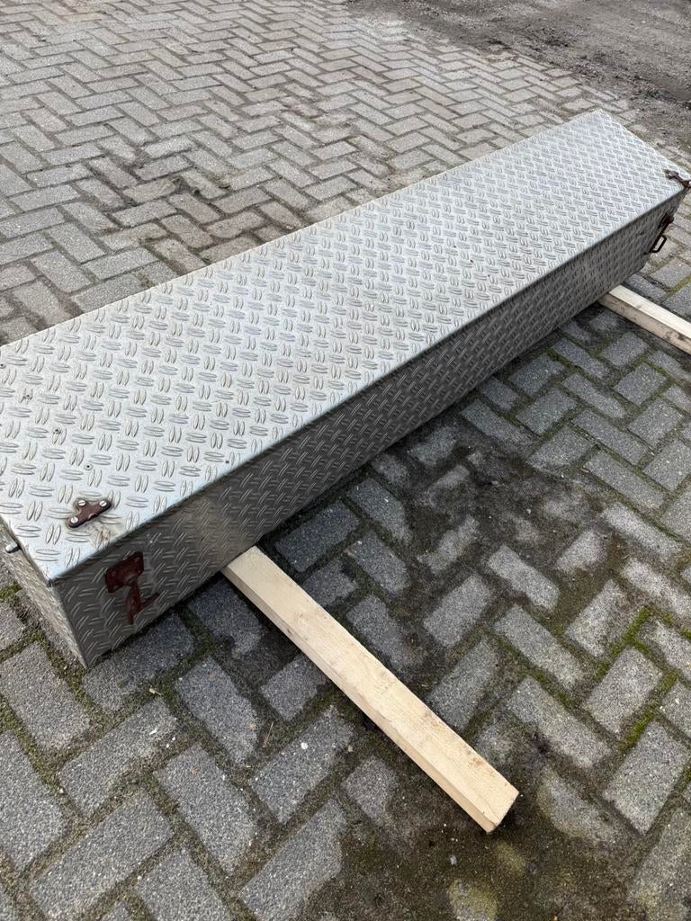 Aluminium kist voor op aanhanger bakwagen, Ophalen, Gebruikt