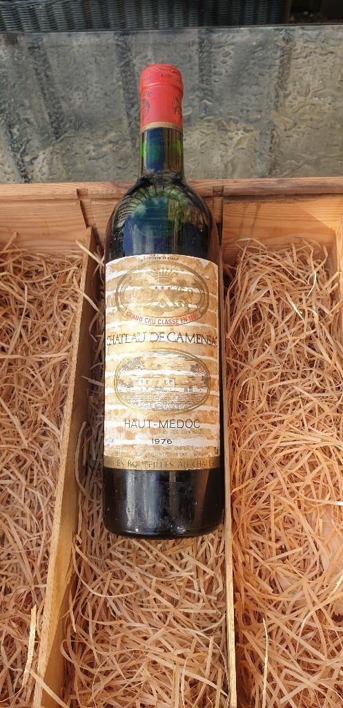 Grand Cru Classe Chateau De Camensac Haut Medoc 1976, Frankrijk, Nieuw, Ophalen of Verzenden, Rode wijn