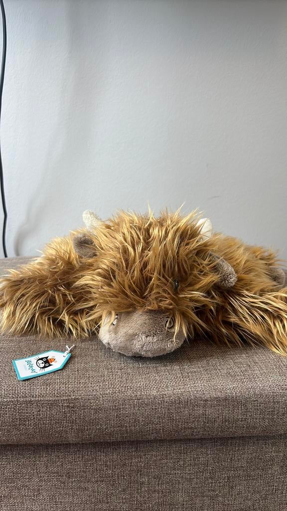 Jellycat truffles highland cow, Ophalen of Verzenden, Zo goed als nieuw, Overige typen