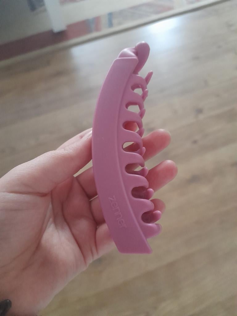 Zenner Bananenklem Haarclip Roze, Ophalen, Gebruikt, Haarspeld