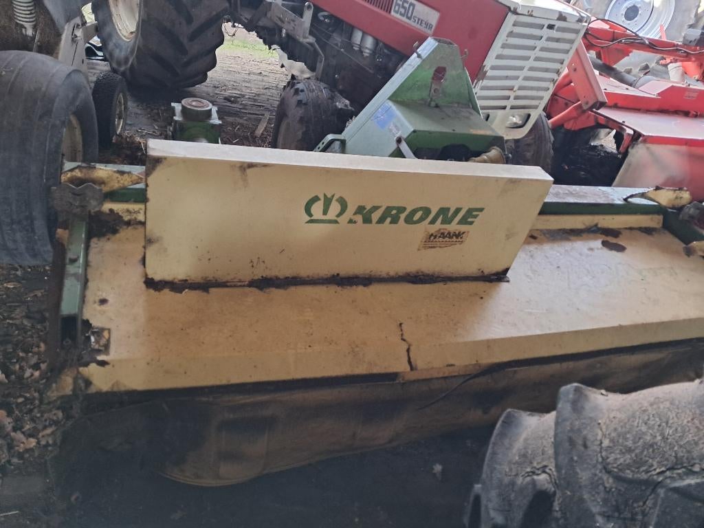 Meststrooier frontmaaier kunstmeststrooier, Ophalen, Zo goed als nieuw, Handmatig, Onbekend