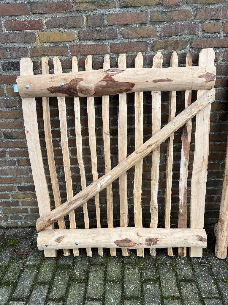 Kastanje poort  hekwerk Tuinhek Tuinpoort, Ophalen, Oldengaarde, Nieuw, Noordhuismichael@gmail.com