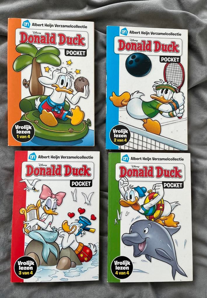 Donald Duck POCKET complete set 1 t/m 4 Speciale Editie, Boeken, Complete serie of reeks, Europa, Ophalen of Verzenden, Zo goed als nieuw