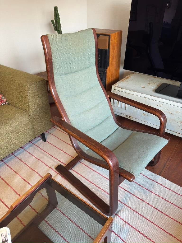 Mid century Yngve Ekström fauteuil / stoel, Huis en Inrichting, Fauteuils, Zo goed als nieuw, 50 tot 75 cm, 75 tot 100 cm, Ophalen