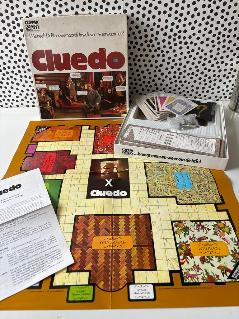 Cluedo bordspel - Compleet en klaar voor een nieuw mysterie!, Drie of vier spelers, Ophalen of Verzenden, Gebruikt