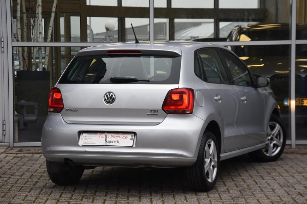 Volkswagen Polo 1.2 TSI BlueMotion Edition Airco Nav. 5DRS N, Voorwielaandrijving, Euro 5, Stof, Zwart