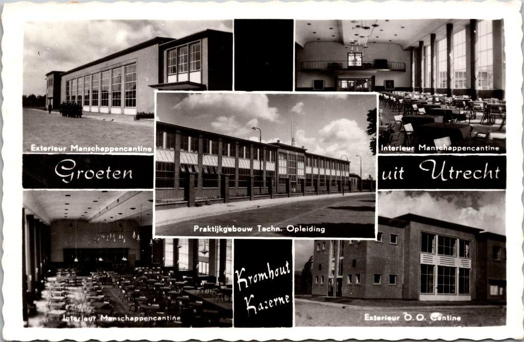 Utrecht - Kromhout Kazerne (1961), Verzenden, 1960 tot 1980, Gelopen, Utrecht