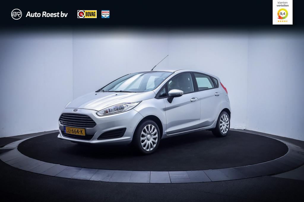 Ford Fiesta 1.0 Style 5-DRS NETTE AUTO! AIRCO | NAVI | BLUET, Stof, 525 kg, 23 km/l, Origineel Nederlands