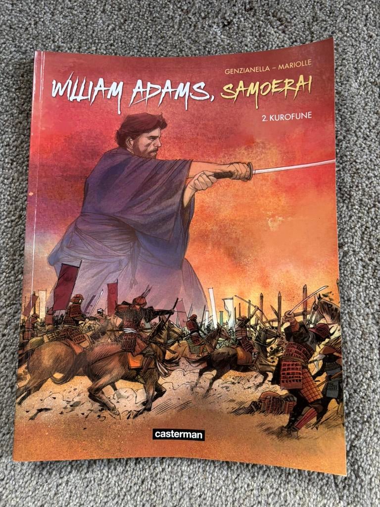 William Adams - Kurofune stripboek Samoerah (nieuwstaat!), Eén stripboek, Mathieu Mariolle, Ophalen of Verzenden, Zo goed als nieuw