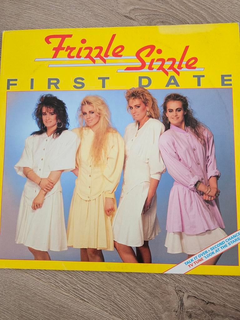 LP Frizzle Sizzle - First Date (1986), Ophalen of Verzenden, 1980 - 1989, Gebruikt, 12 inch