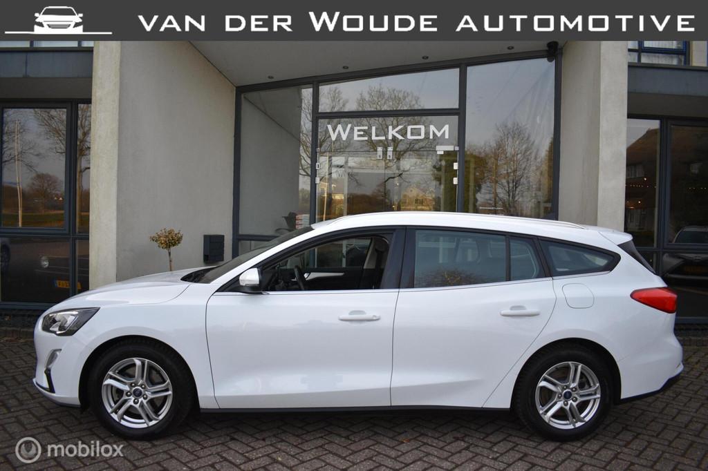 Ford Focus Wagon 1.0 EcoBoost Hybrid Active 2020|Camera|LED!, Stof, Lichtsensor, Wit, Origineel Nederlands