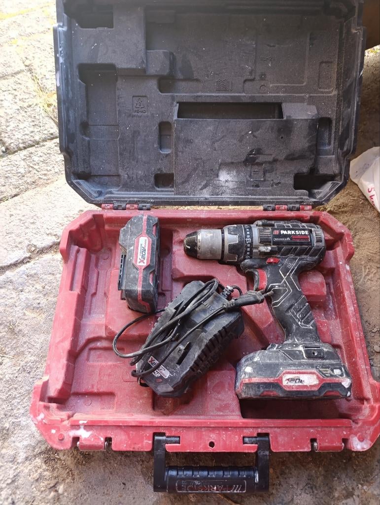 Parkside Performance accuboormachine met accu en lader, Doe-het-zelf en Verbouw, Ophalen