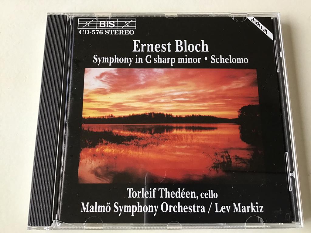 Ernest Bloch symphony C sharp minor/Torleif Thedéen/Markiz, Ophalen of Verzenden, Modernisme tot heden, Zo goed als nieuw, Orkest of Ballet