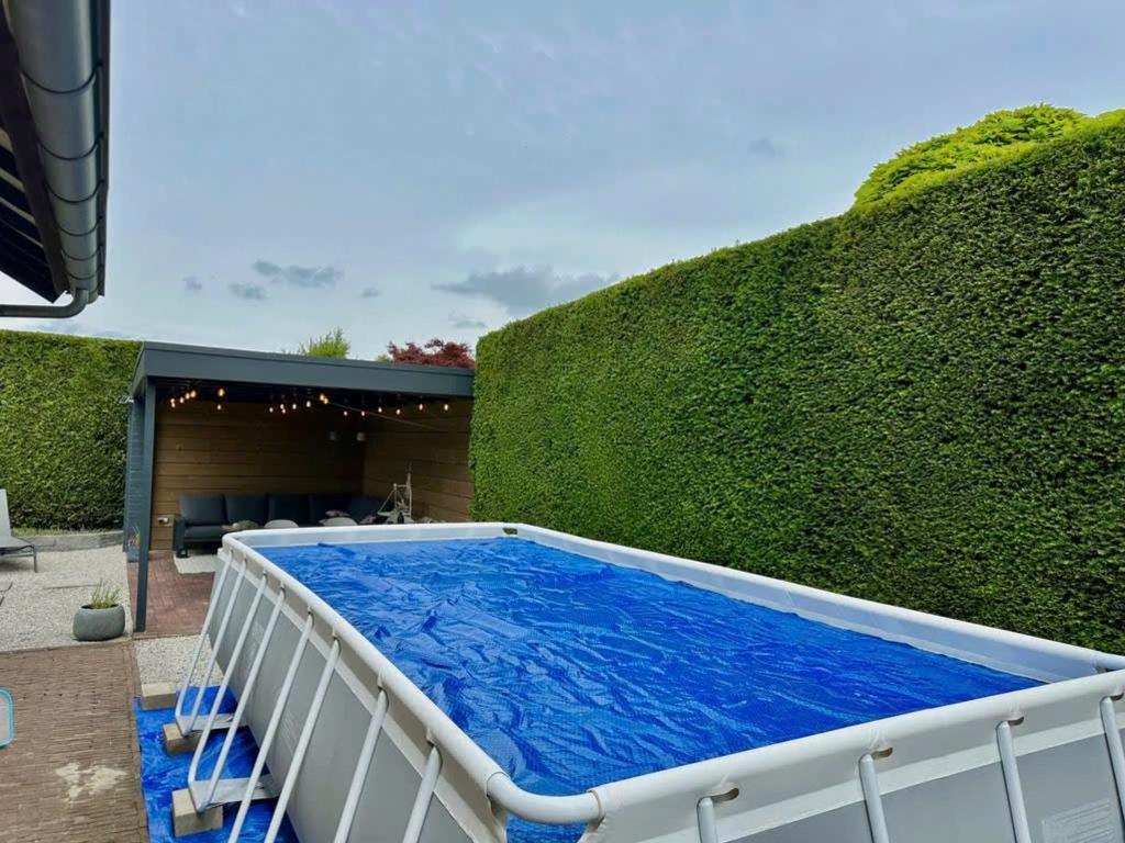 W'eau solar cover rechthoekig - 488 x 244 cm  - Zwart/Blauw, Ophalen, Gebruikt, Afdekzeil