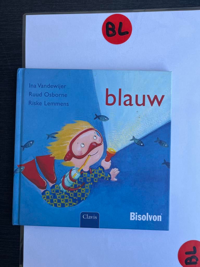 Blauw - Ina Vandewijer, Ruud Osborne, Riske Lemmens, Fictie algemeen, Jongen of Meisje, Ophalen of Verzenden, Zo goed als nieuw