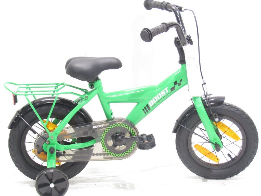 Bike fun Boost 12 groen jongens 12.5inch, Nieuw, BIKE FUN